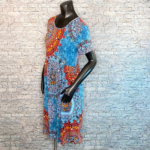 DB Moon Abstract Print Dress - Picture 2 of 7